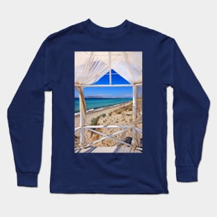 Balcony to the Aegean - Kos island Long Sleeve T-Shirt